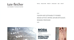 Desktop Screenshot of katefletcher.com